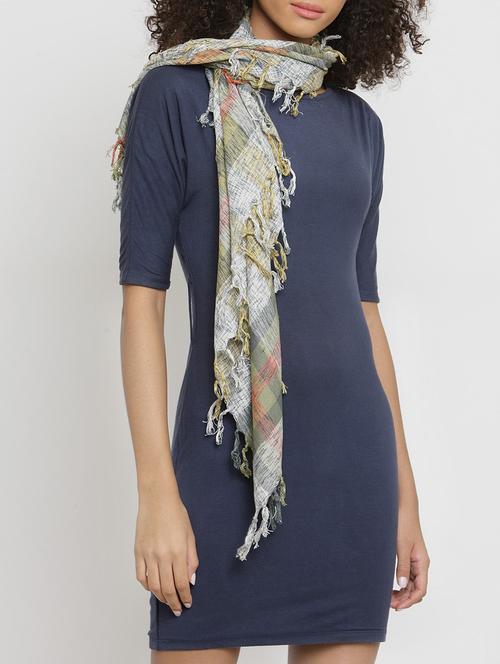 multi colored rayon scarf - 15183412 - Very Small Image - 1