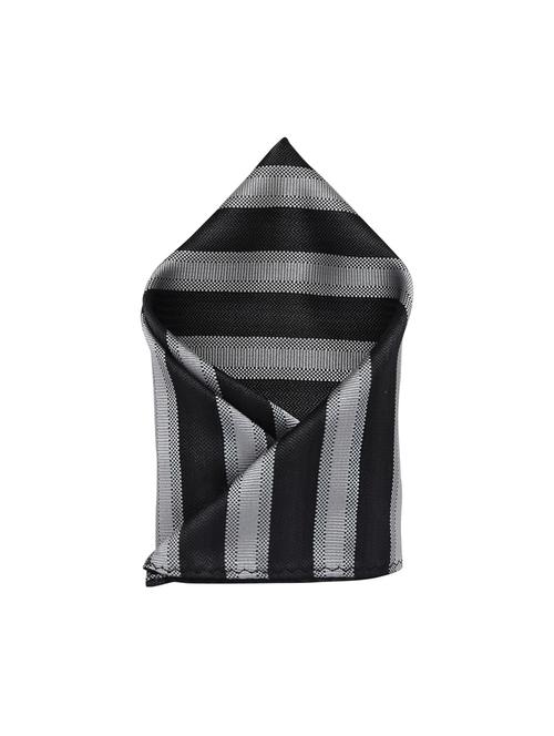 greyblack polyester pocketsquare - 15183706 - Very Small Image - 1