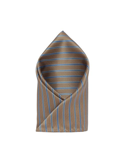 beigeblue polyester pocketsquare - 15183716 - Very Small Image - 1