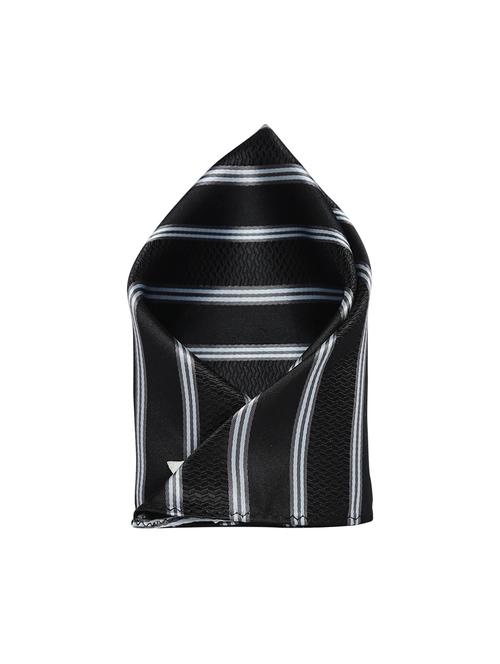 blackgrey polyester pocketsquare - 15183726 - Very Small Image - 1