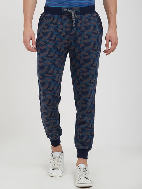blue cotton joggers - 15184189 - Very Small Image - 1