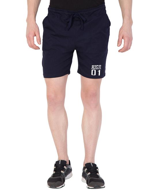 navy blue cotton shorts - 15185560 - Very Small Image - 1