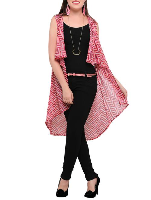 chevron asymmetric shrug - 15186893 - Very Small Image - 1