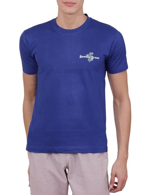blue cotton t-shirt - 15187426 - Very Small Image - 1