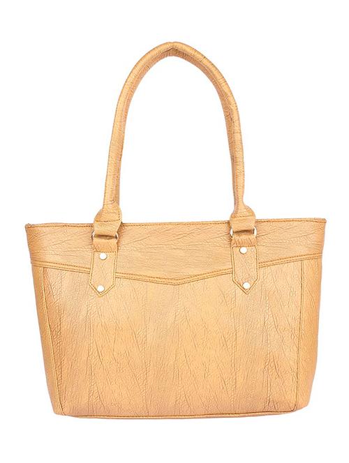 beige leatherette regular handbag - 15189942 - Very Small Image - 1