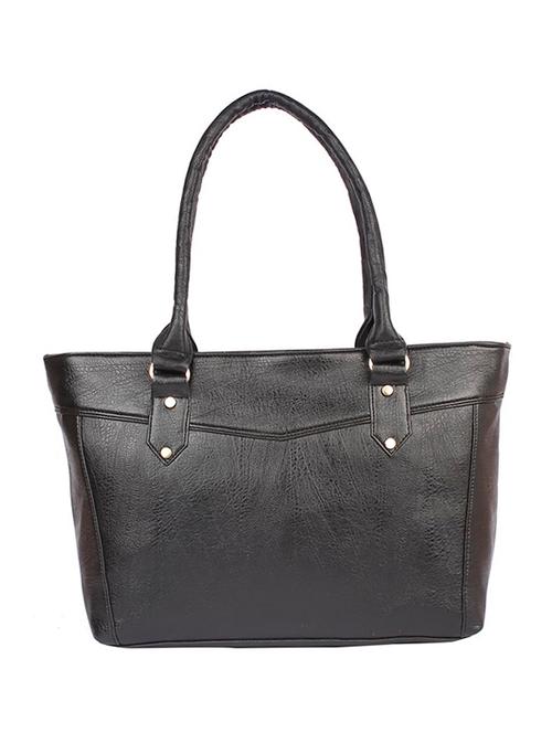 black leatherette regular handbag - 15189943 - Very Small Image - 1