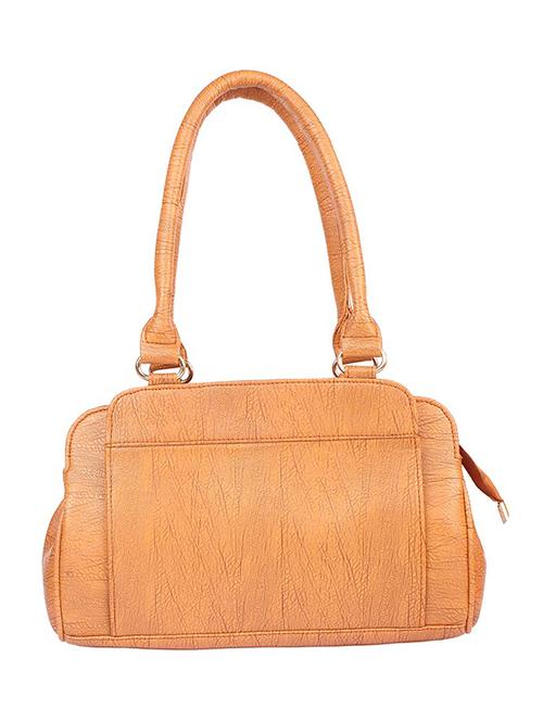 yellow leatherette (pu) handbag - 15189951 - Very Small Image - 1