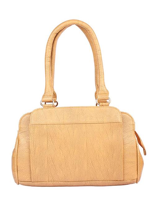 beige leatherette (pu) handbag - 15189953 - Very Small Image - 1