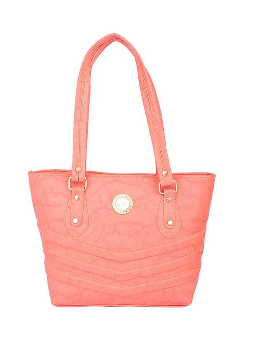 orange leatherette (pu) handbag - 15189973 - Very Small Image - 1
