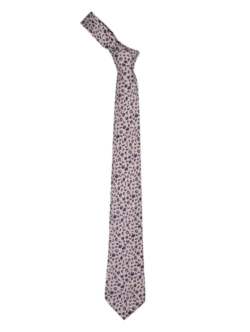 cream blended tie - 15190434 - Very Small Image - 1