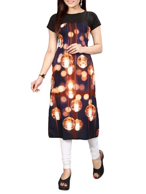 digital print straight kurta - 15191338 - Very Small Image - 1