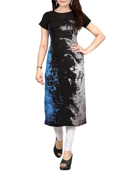 digital print straight kurta - 15191342 - Very Small Image - 1
