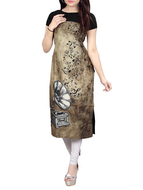 digital print straight kurta - 15191356 - Very Small Image - 1