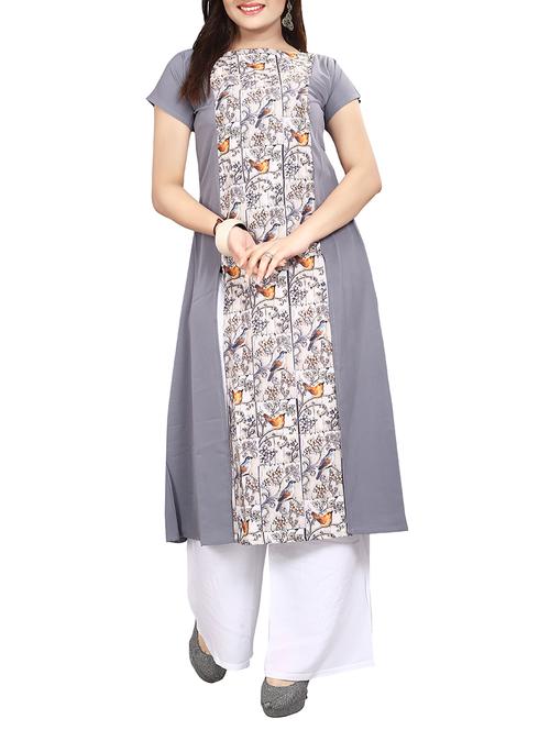 double slit a-line kurta - 15191369 - Very Small Image - 1