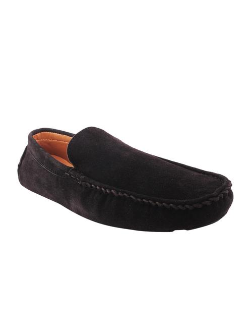 black suede slip on loafer - 15193690 - Very Small Image - 1