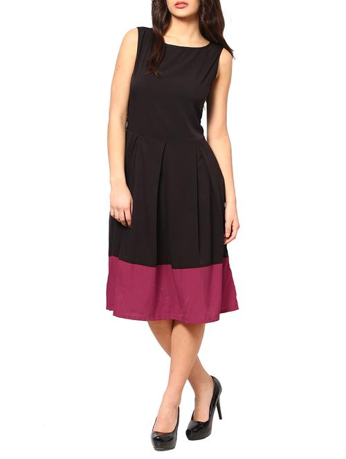 color block a-line dress - 15197762 - Very Small Image - 1