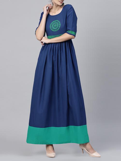 flared printed kurta - 15197806 - Very Small Image - 1