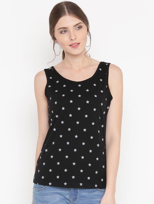 black printed cotton top - 15198365 - Very Small Image - 1