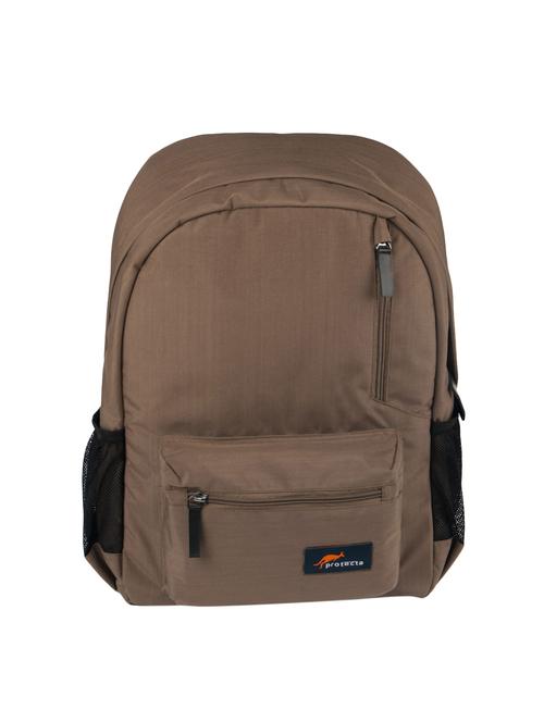khakhi polyester backpack - 15199423 - Very Small Image - 1