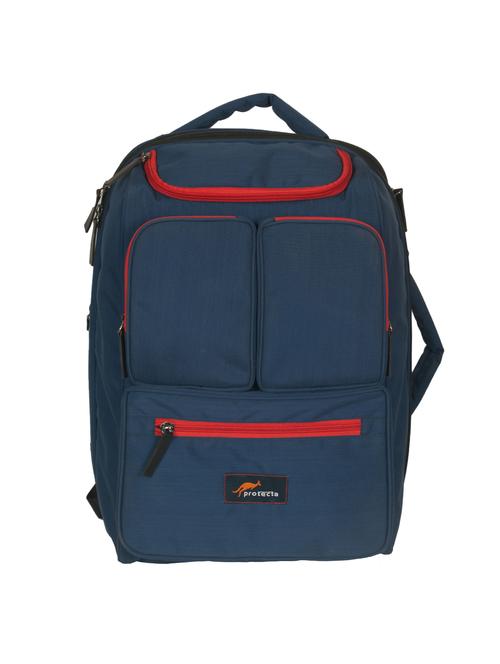 navy blue polyester backpack - 15199479 - Very Small Image - 1