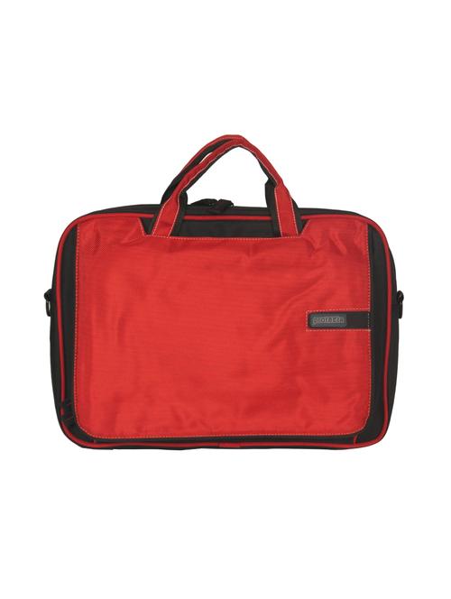 black & red polyester laptop bag - 15199941 - Very Small Image - 1