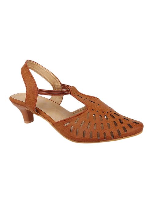 tan back strap sandal - 15201038 - Very Small Image - 1
