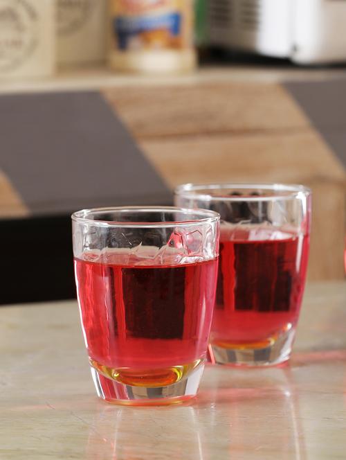 indigo pink expression water glass 370 ml - set of 6 - 15206277 - Very Small Image - 1