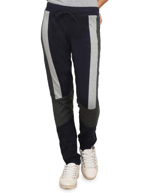 black cotton track pant - 15209192 - Very Small Image - 1