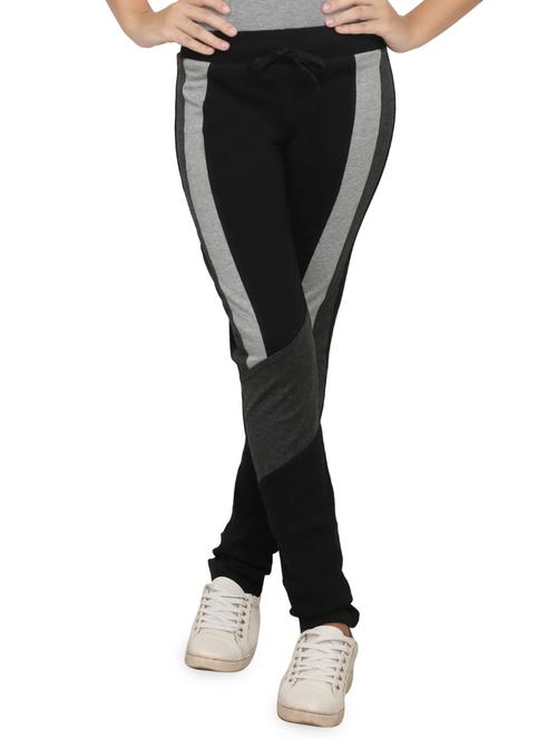 black cotton track pants - 15209194 - Very Small Image - 1