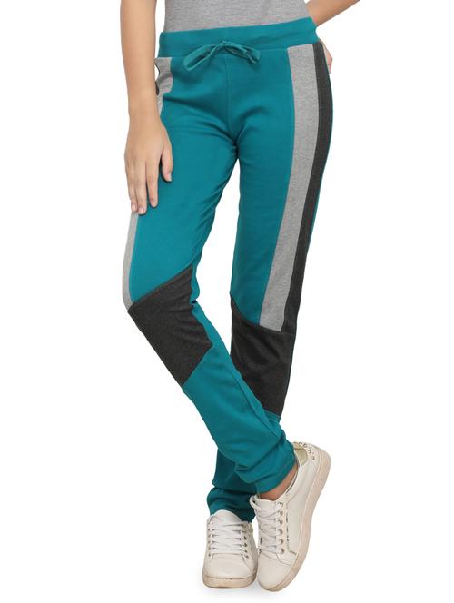 blue cotton track pant - 15209196 - Very Small Image - 1