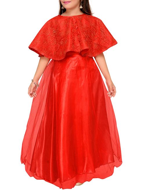 red net gown - 15209802 - Very Small Image - 1