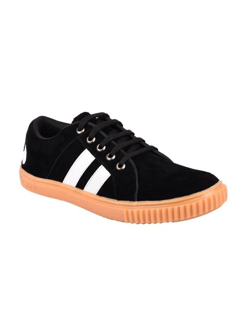 black suede lace up sneaker - 15211370 - Very Small Image - 1