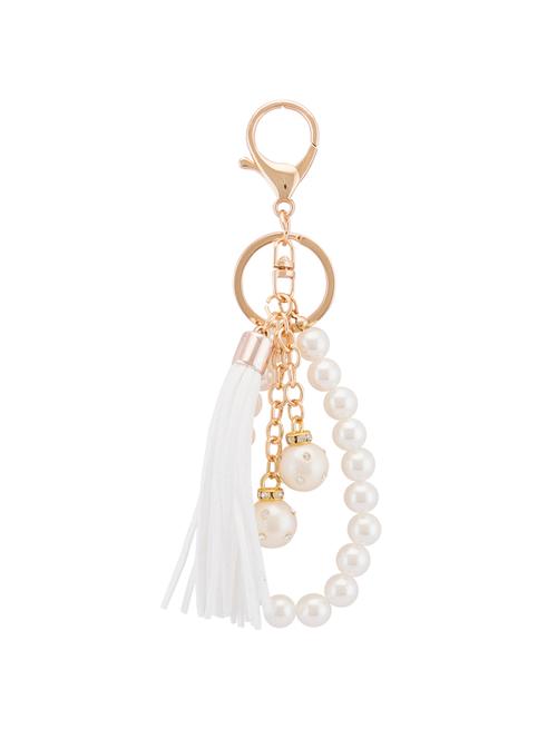 globus pearl stone tassel belt loop keychain - 15212502 - Very Small Image - 1