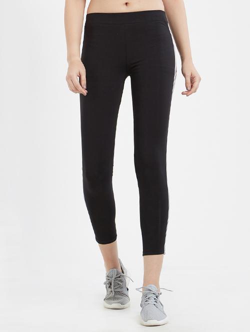 solid black cotton jegging - 15214044 - Very Small Image - 1