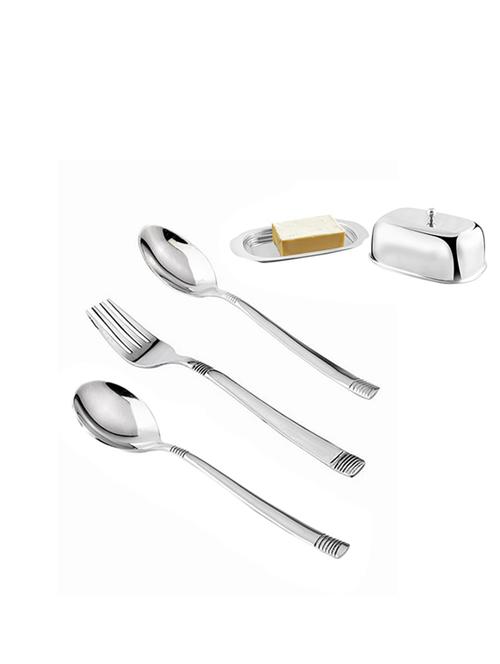 set of 19 pcs. lynex breakfast cutlery set - 15214128 - Very Small Image - 1