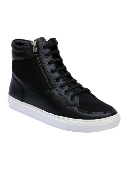black mesh lace up sneakers - 15218641 - Very Small Image - 1