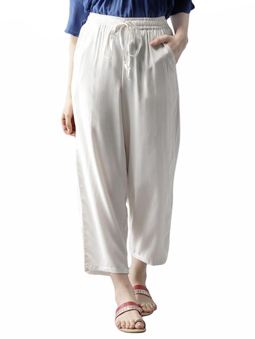 white cotton palazzo - 15219188 - Very Small Image - 1
