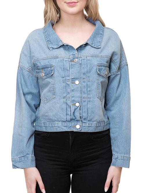 blue denim summer jacket - 15219553 - Very Small Image - 1