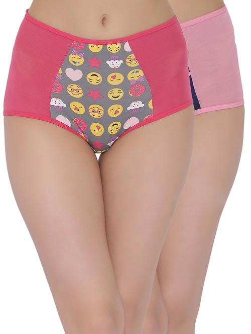 set of 2 multi colored hipster panties - 15220852 - Very Small Image - 1