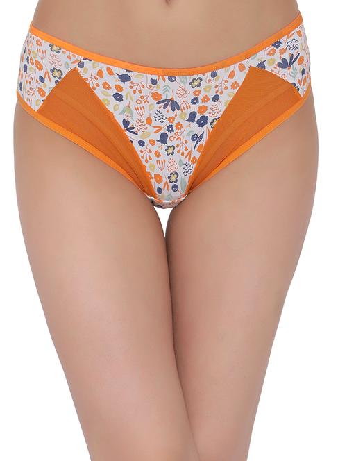 white floral printed hipster panty - 15221272 - Very Small Image - 1