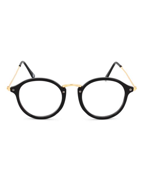 royal son full rim round spectacle frame for women (rs008sf|47|transparent lens) - 15221545 - Very Small Image - 1