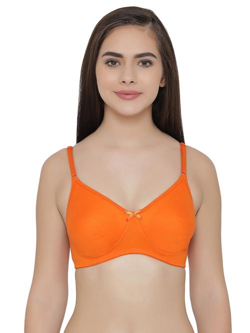 orange solid t-shirt bra - 15221670 - Very Small Image - 1