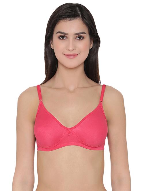 pink solid bra - 15221730 - Very Small Image - 1