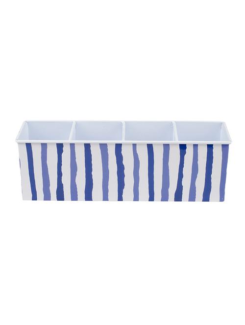 capri multifunctional desk organizer, white and blue - 15222266 - Very Small Image - 1