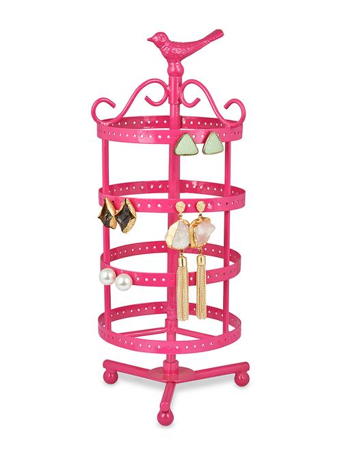 tweet rotating earring stand, hot pink - 15222283 - Very Small Image - 1