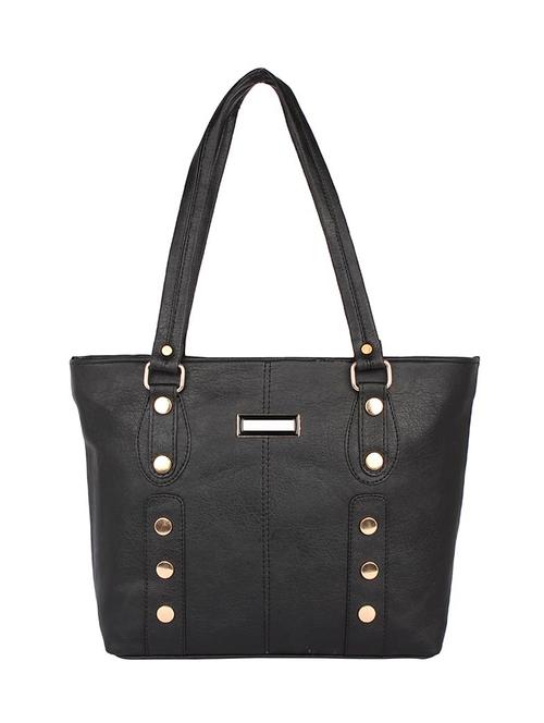 black leatherette (pu) handbag - 15223554 - Very Small Image - 1
