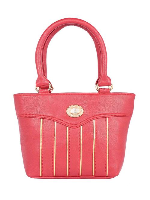pink leatherette (pu) handbag - 15223575 - Very Small Image - 1