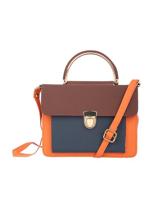 multi colored leatherette (pu) regular sling bag - 15223638 - Very Small Image - 1