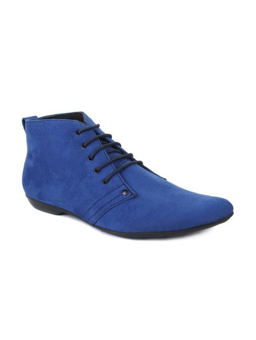 navy lace-up ankle boot - 15223813 - Very Small Image - 1