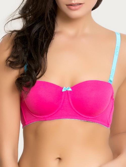 contrast detail balconette bra - 15224051 - Very Small Image - 1